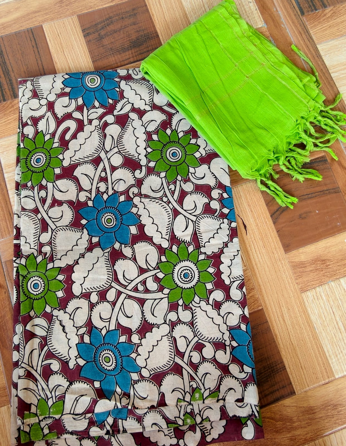 Kalamkari Cotton Set KTCD18