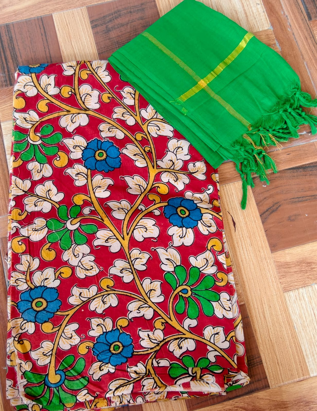 Kalamkari Cotton Set KTCD21