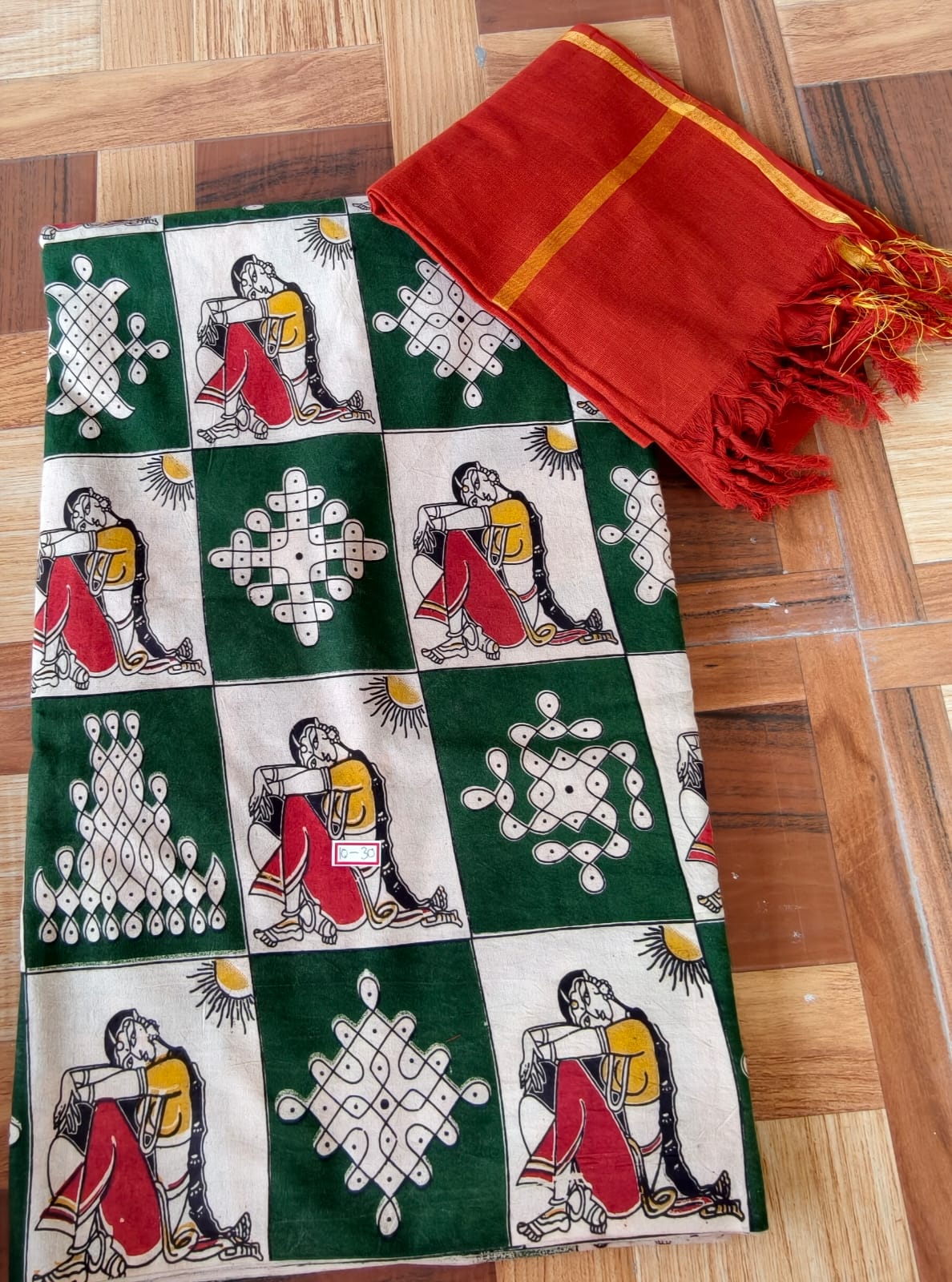 Kalamkari Cotton Set KTCD27