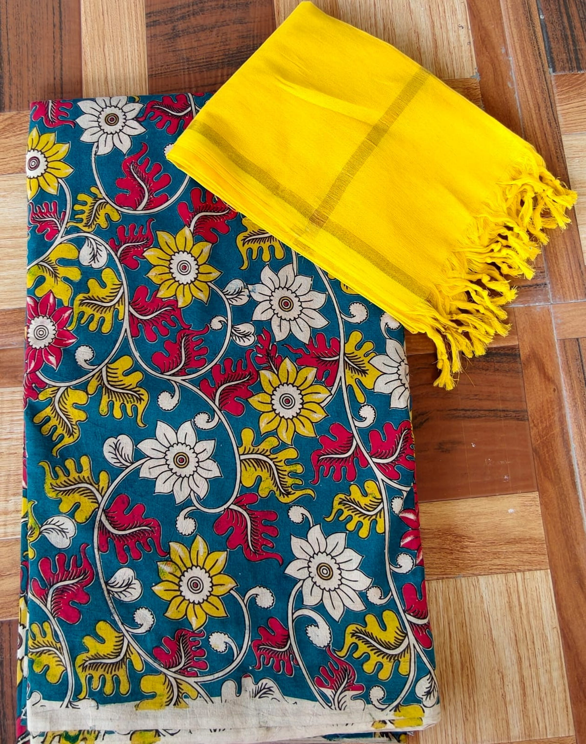 Kalamkari Cotton Set KTCD25