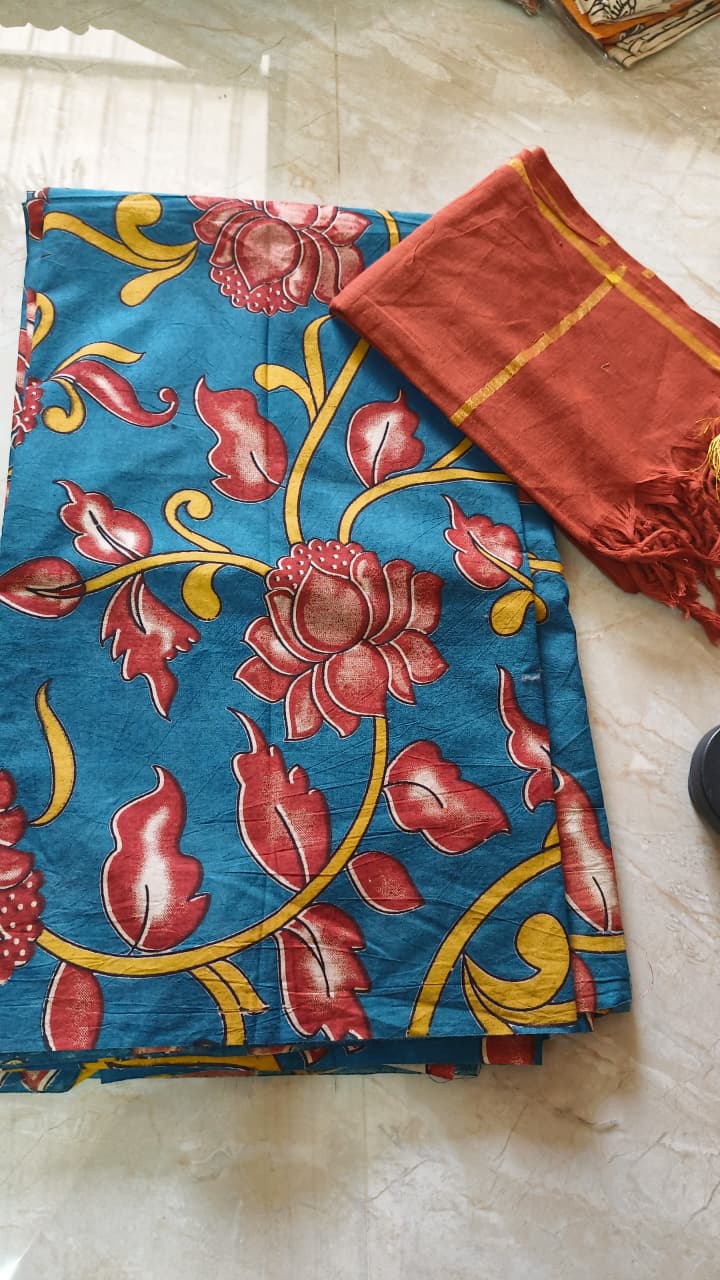 Kalamkari Cotton Set KTCD10