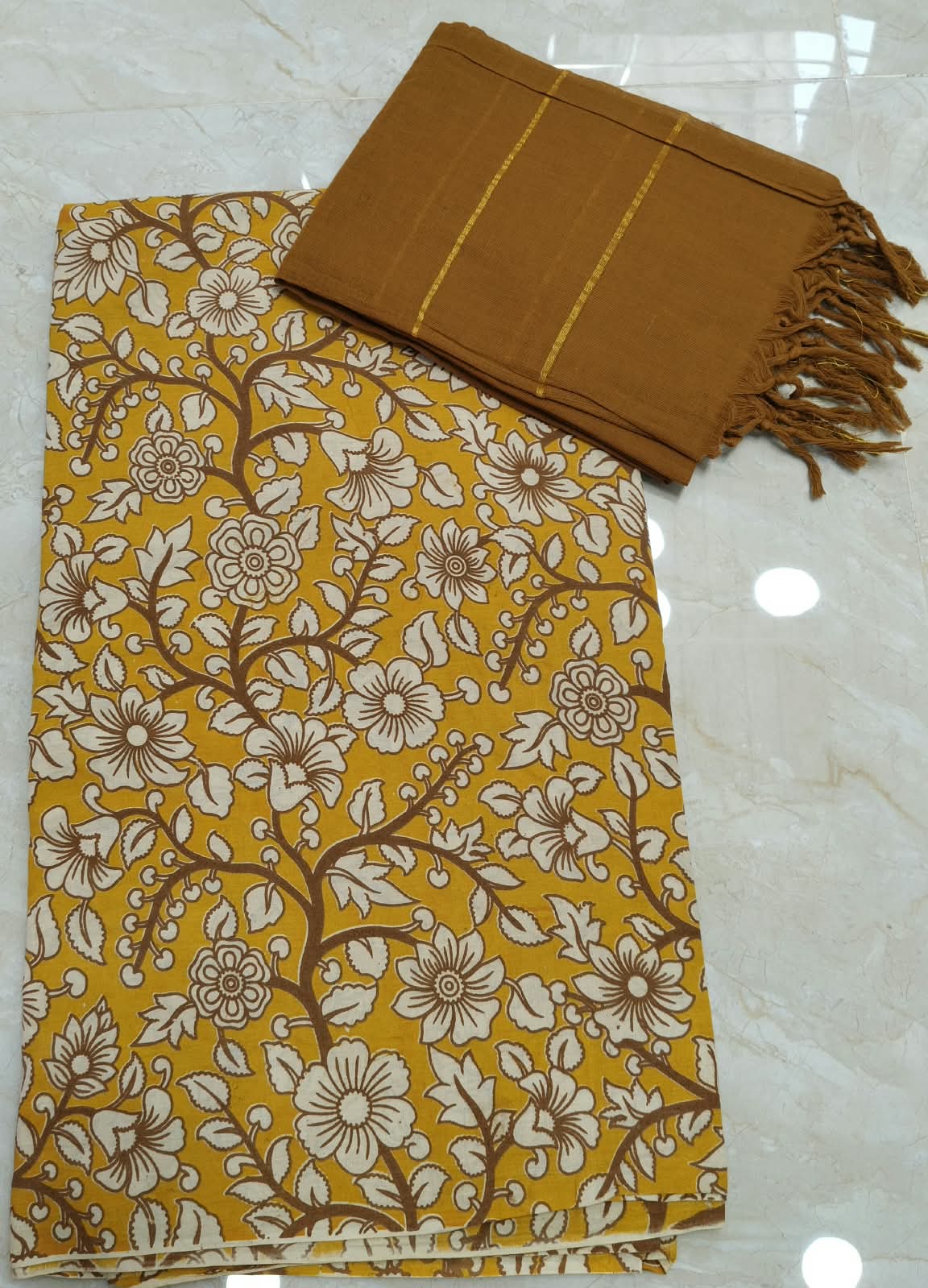 Kalamkari Cotton Set KTCD43