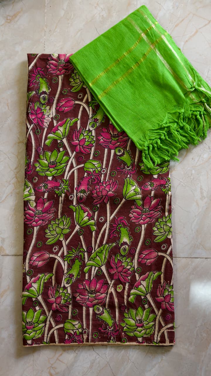 Kalamkari Cotton Set KTCD03