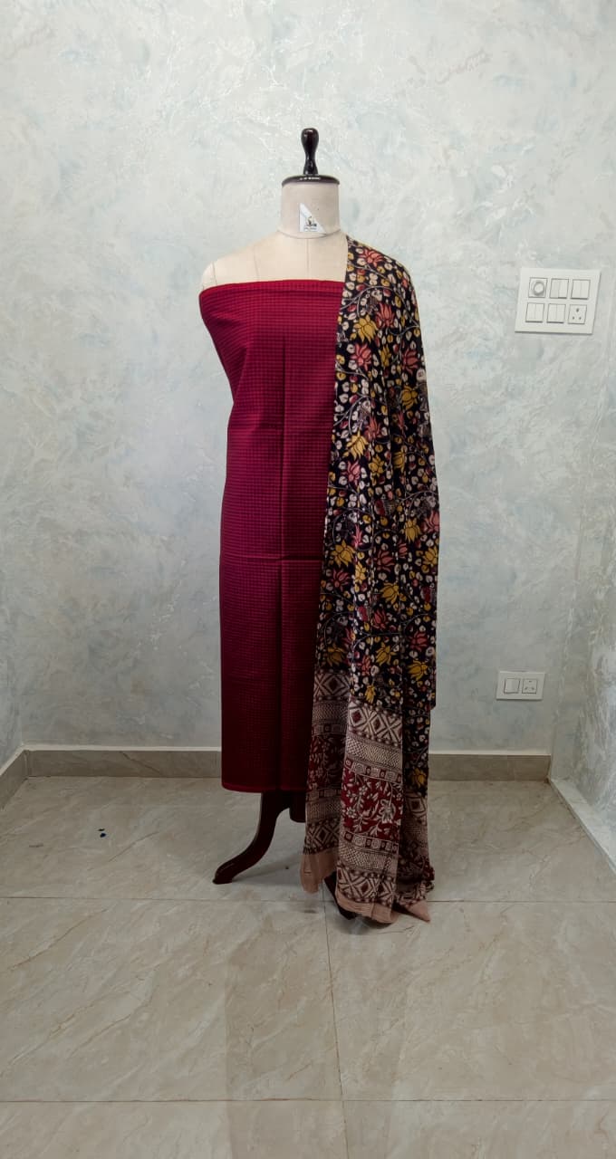 Cotton Kalamkari Set [2pcs] - KDPT01
