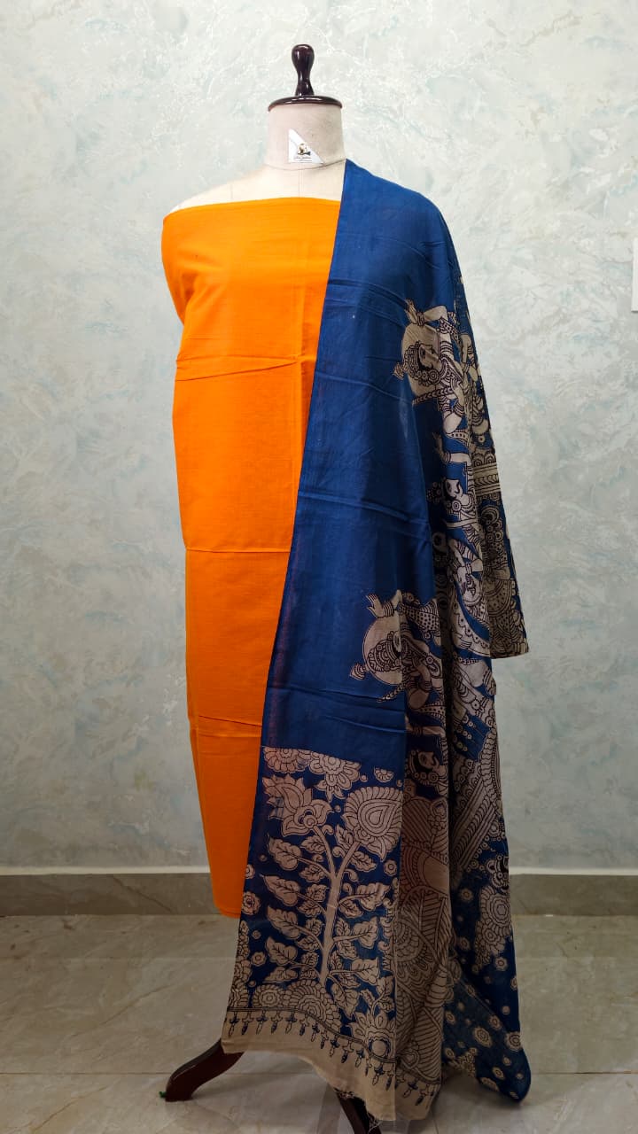 Kalamkari Cotton Set [2pcs] - CTKD36