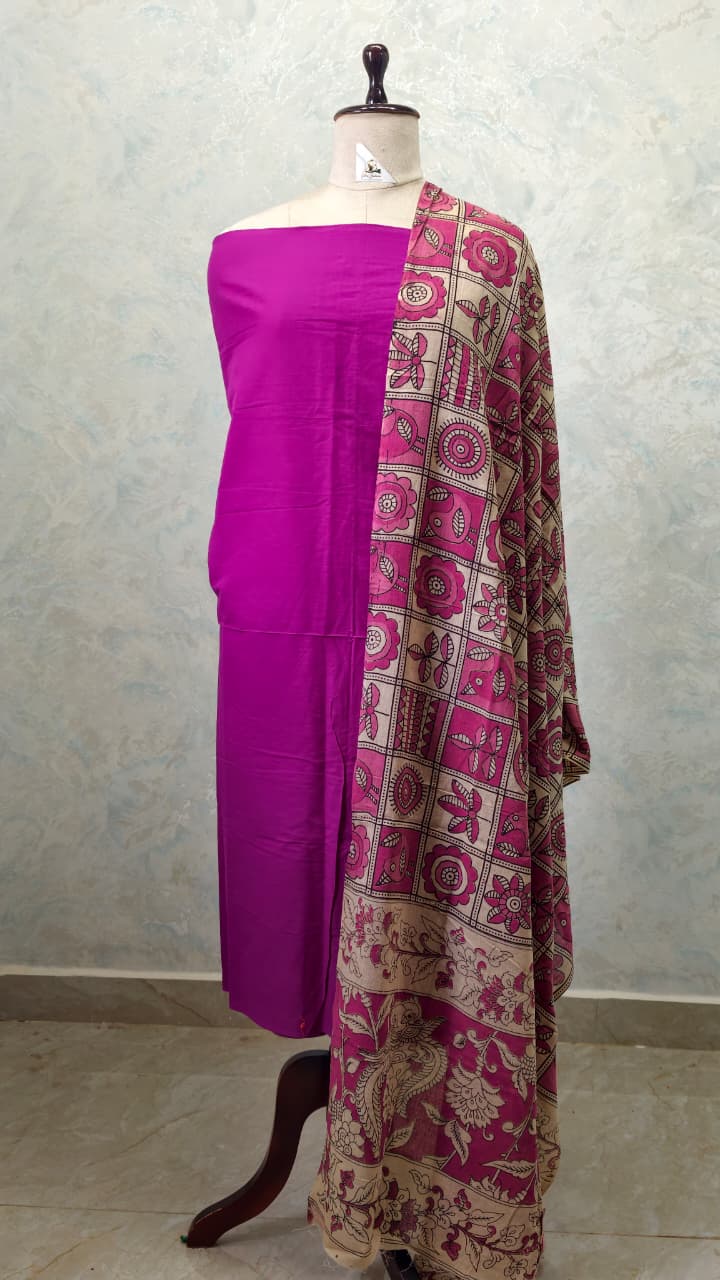 Kalamkari Cotton Set [2pcs] - CTKD35