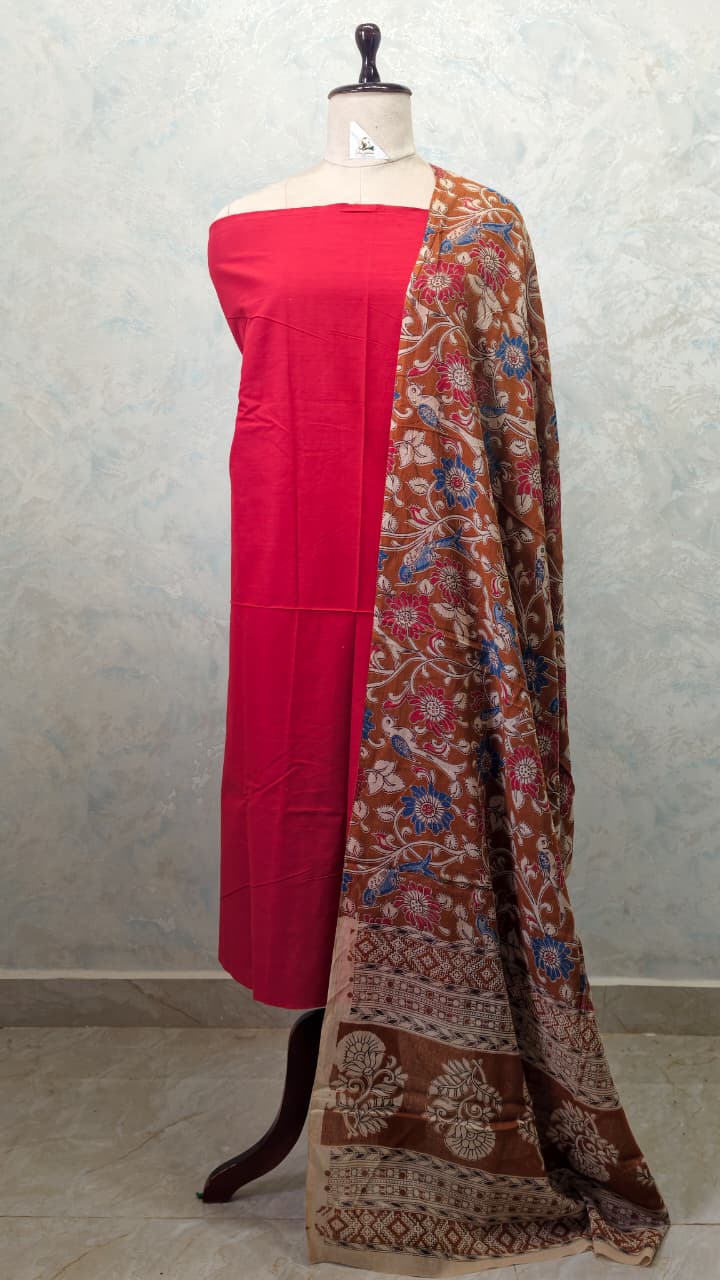 Kalamkari Cotton Set [2pcs] - CTKD30