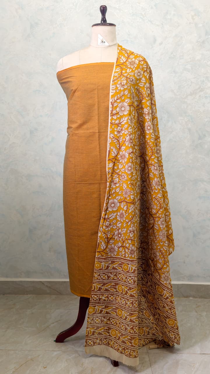 Kalamkari Cotton Set [2pcs] - CTKD22