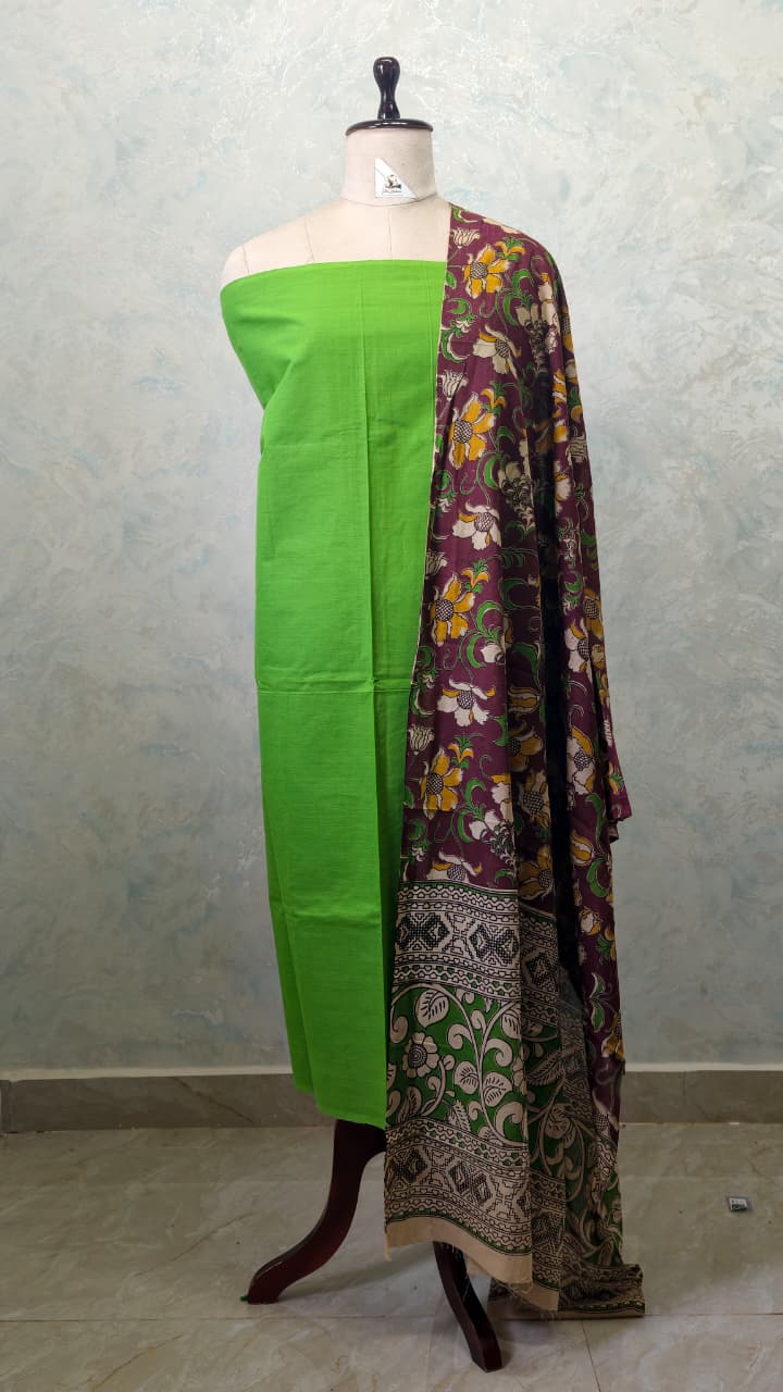 Kalamkari Cotton Set [2pcs] - CTKD15