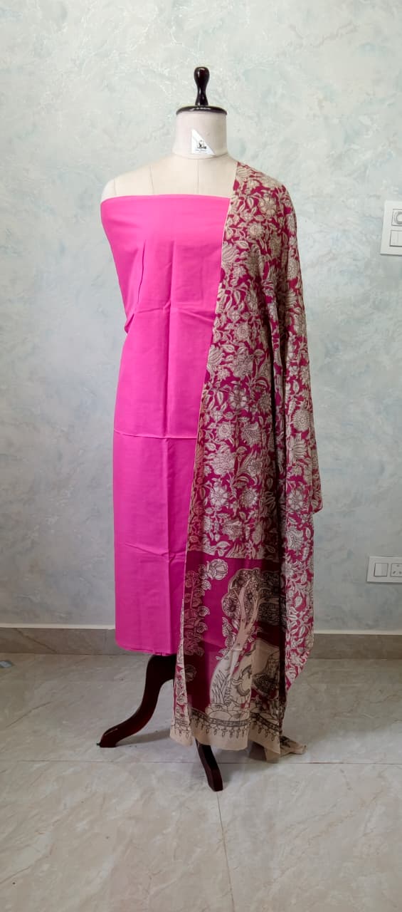 Kalamkari Cotton Set [2pcs] - CTKD12