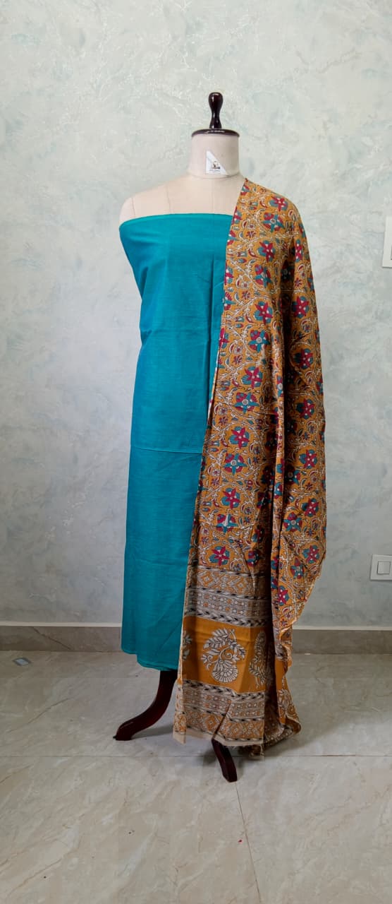 Kalamkari Cotton Set [2pcs] - CTKD07