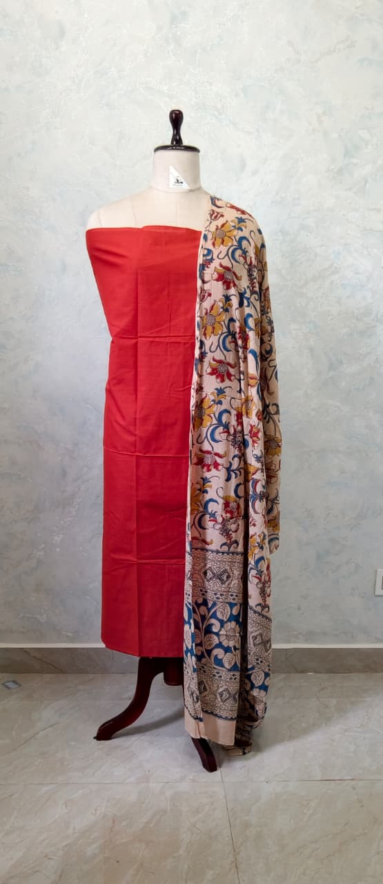 Kalamkari Cotton Set [2pcs] - CTKD02
