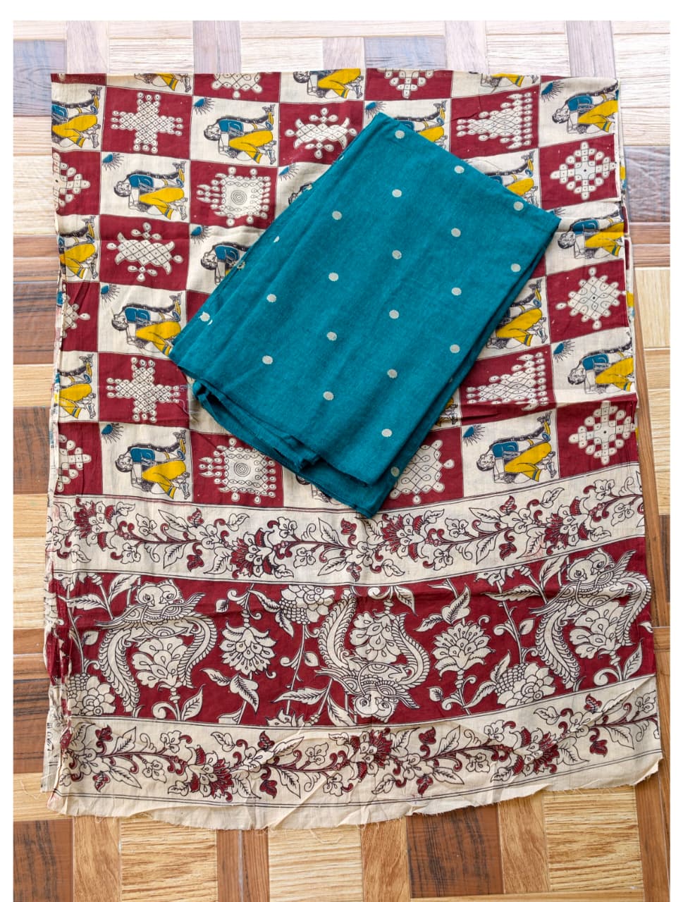 Cotton Kalamkari Set [2pcs] - KDPT09