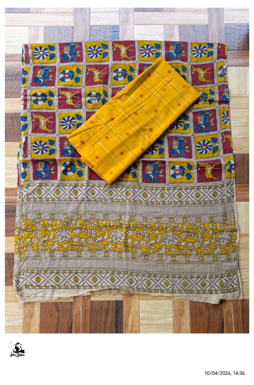 Cotton Kalamkari Set [2pcs] - KDPT07