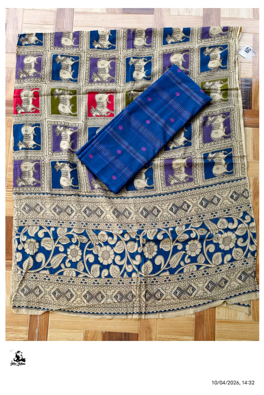 Cotton Kalamkari Set [2pcs] - KDPT05