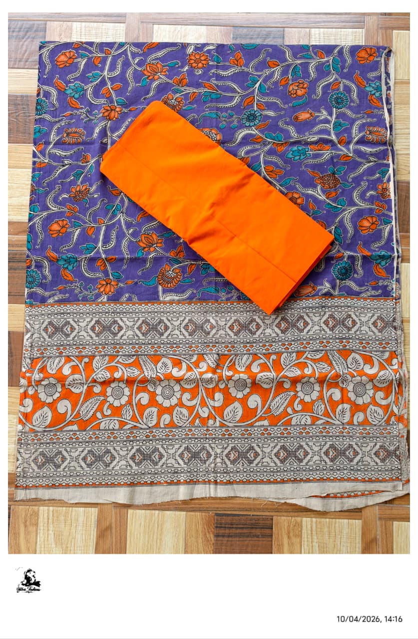 Kalamkari Cotton Set [2pcs] - CTKD47