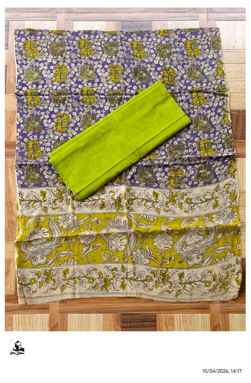 Kalamkari Cotton Set [2pcs] - CTKD46
