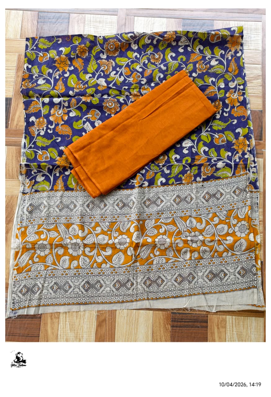 Kalamkari Cotton Set [2pcs] - CTKD45