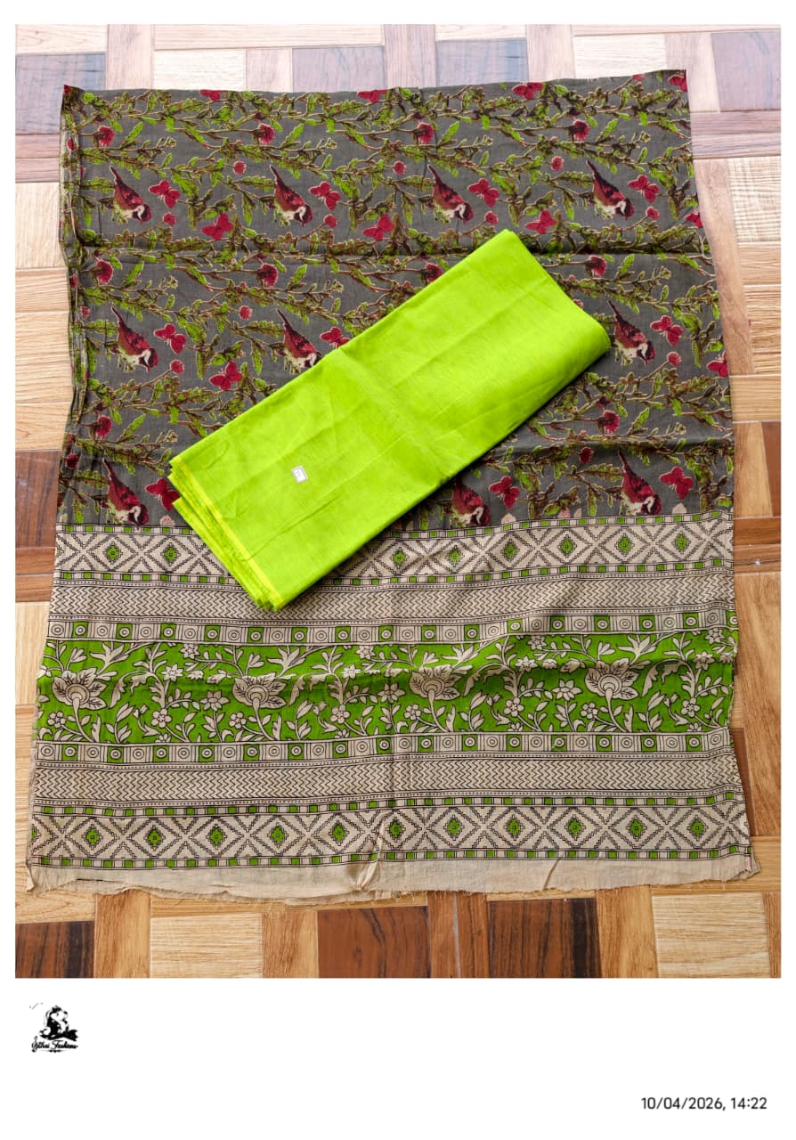 Kalamkari Cotton Set [2pcs] - CTKD43