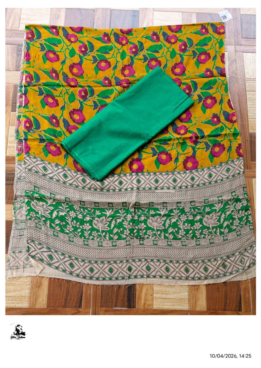 Kalamkari Cotton Set [2pcs] - CTKD42