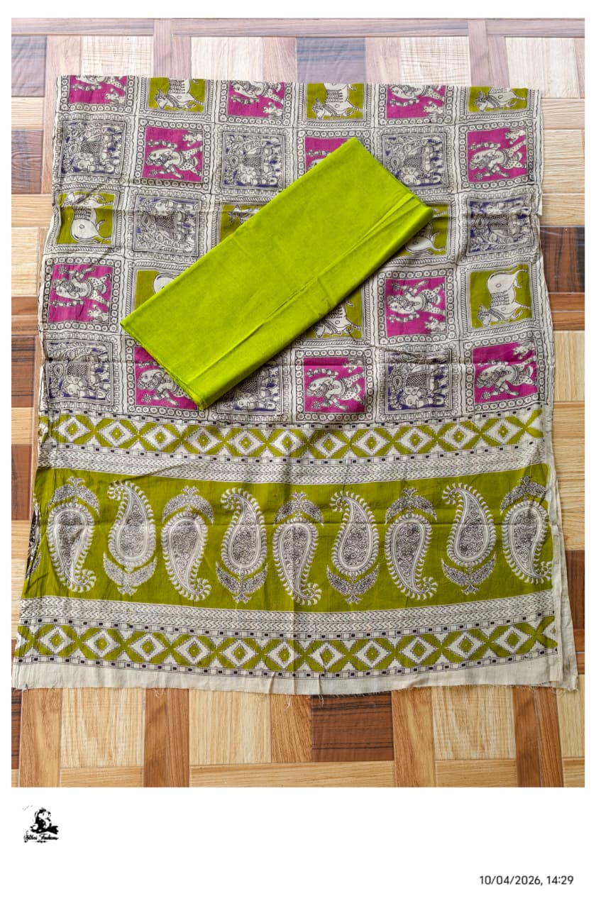 Kalamkari Cotton Set [2pcs] - CTKD39