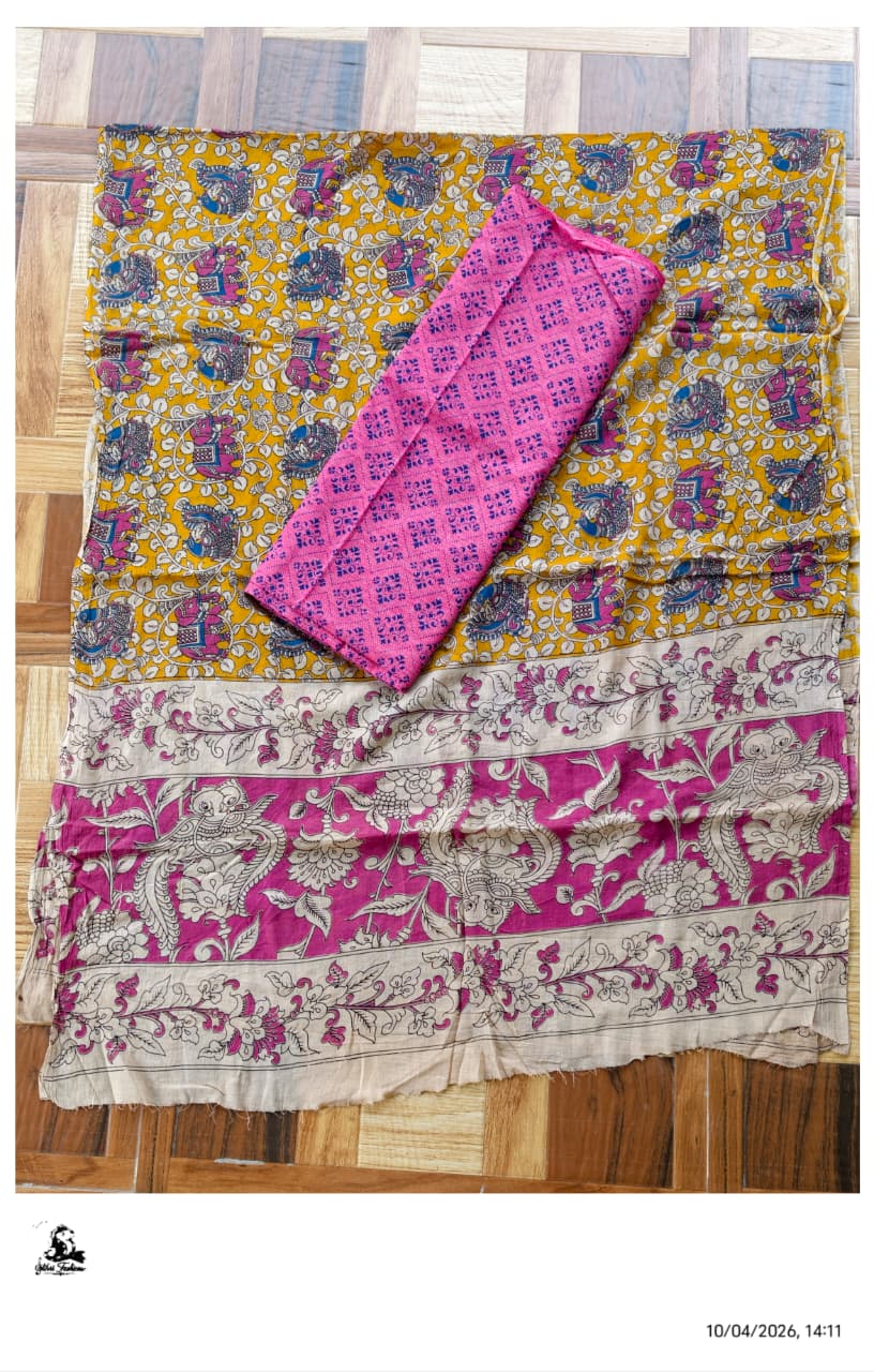 Kalamkari Cotton Set [2pcs] - CTKD51