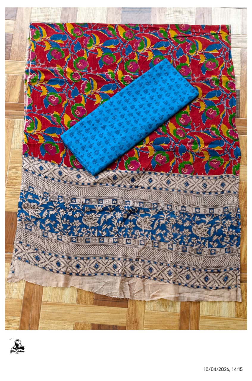 Kalamkari Cotton Set [2pcs] - CTKD50