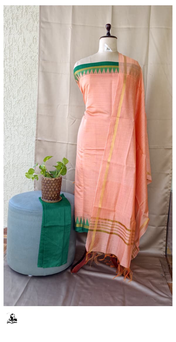Chanderi Silk Salwar Set [3pcs set] - CSBS10