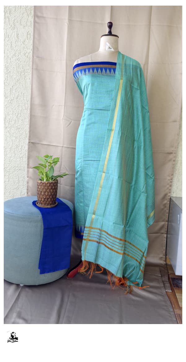 Chanderi Silk Salwar Set [3pcs set] - CSBS12