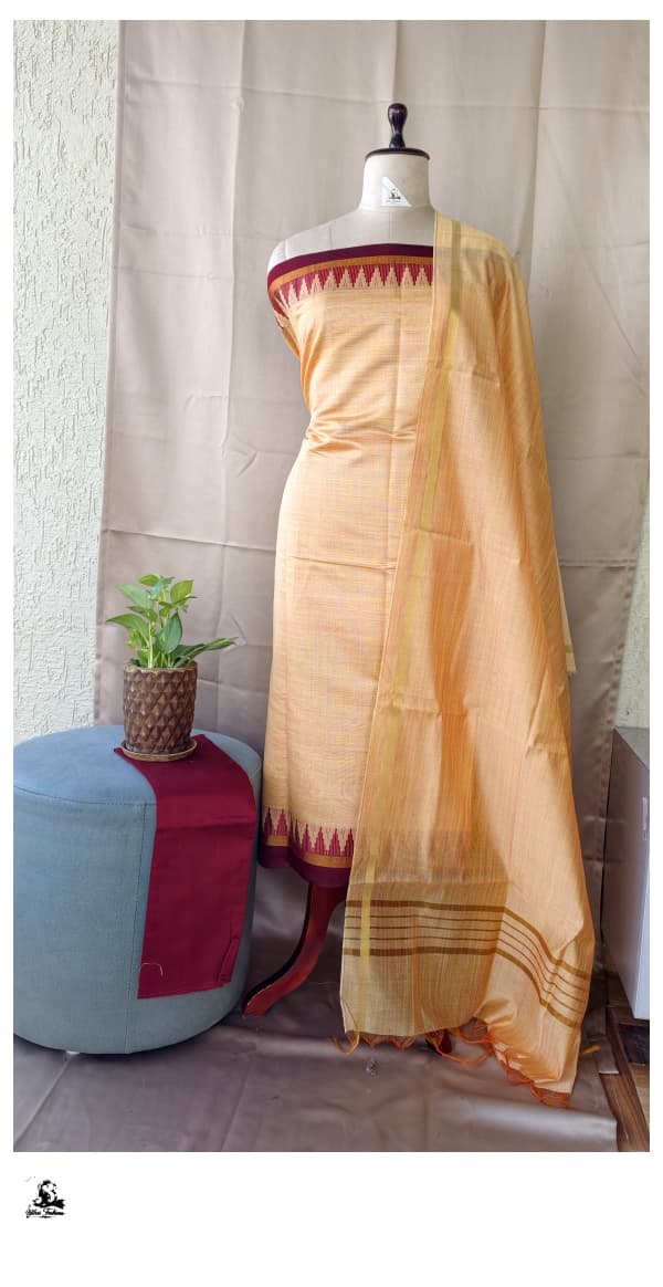 Chanderi Silk Salwar Set [3pcs set] - CSBS11