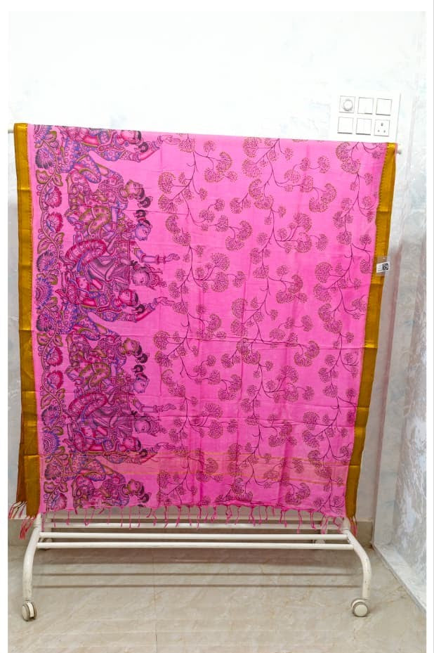 Kalamkari Silk Dupatta KSD12