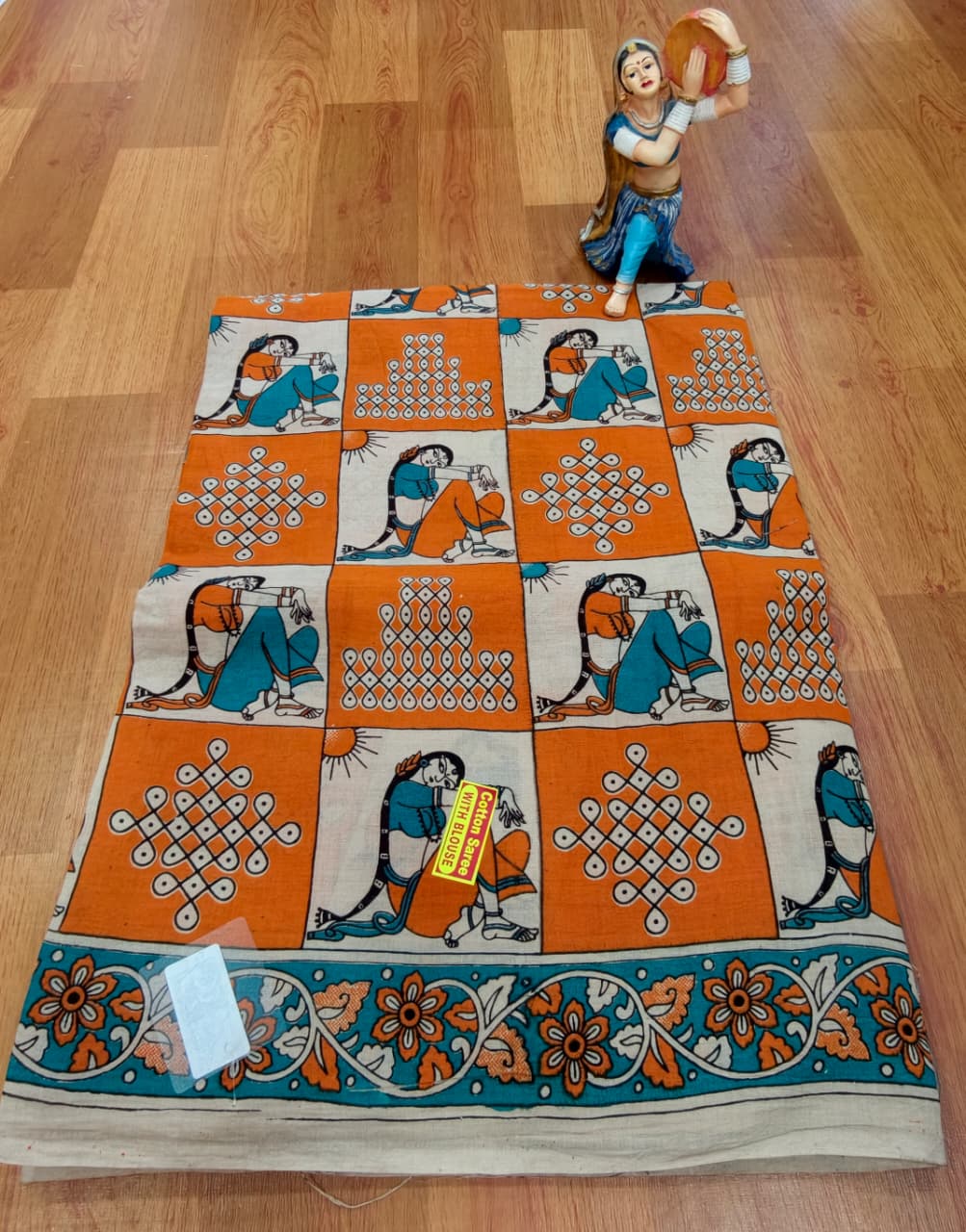 Kalamkari Cotton Saree - KKC02