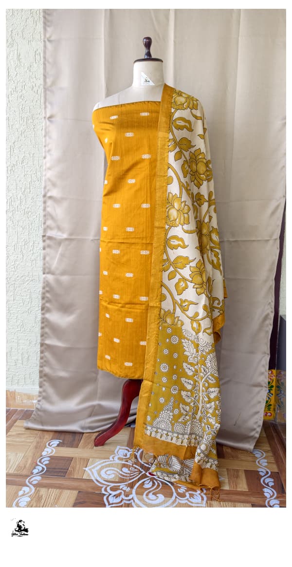 Raw Silk Salwar Set [2pcs set] - RTDS14