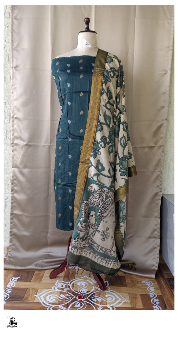 Raw Silk Salwar Set [2pcs set] - RTDS12