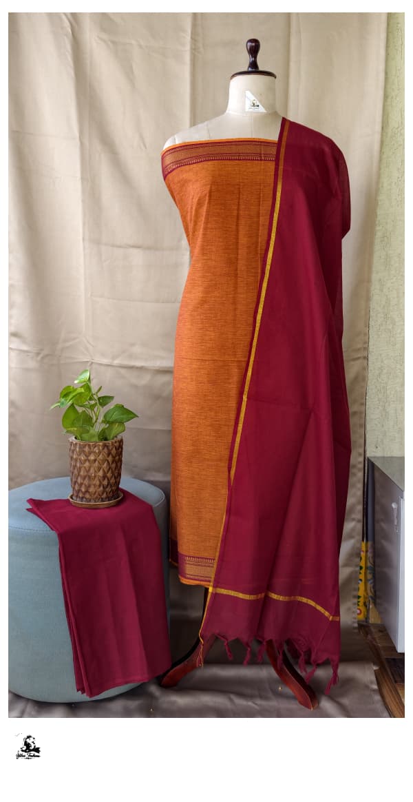 Mangalagiri Nijam Cotton Set [3pcs] - MNCS06